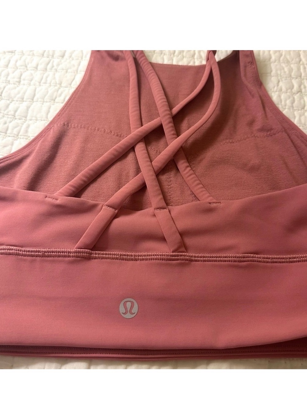 Lululemon Women’s High Neck Bra Top - Brier Rose - Picture 3 of 4